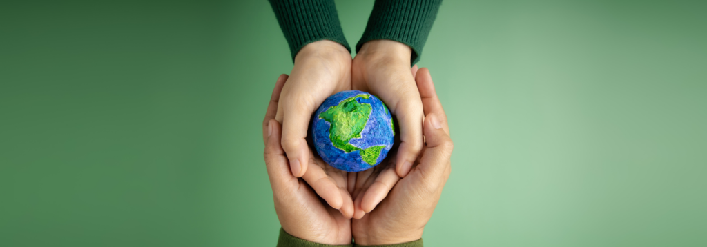 Procedures: World being held in hands