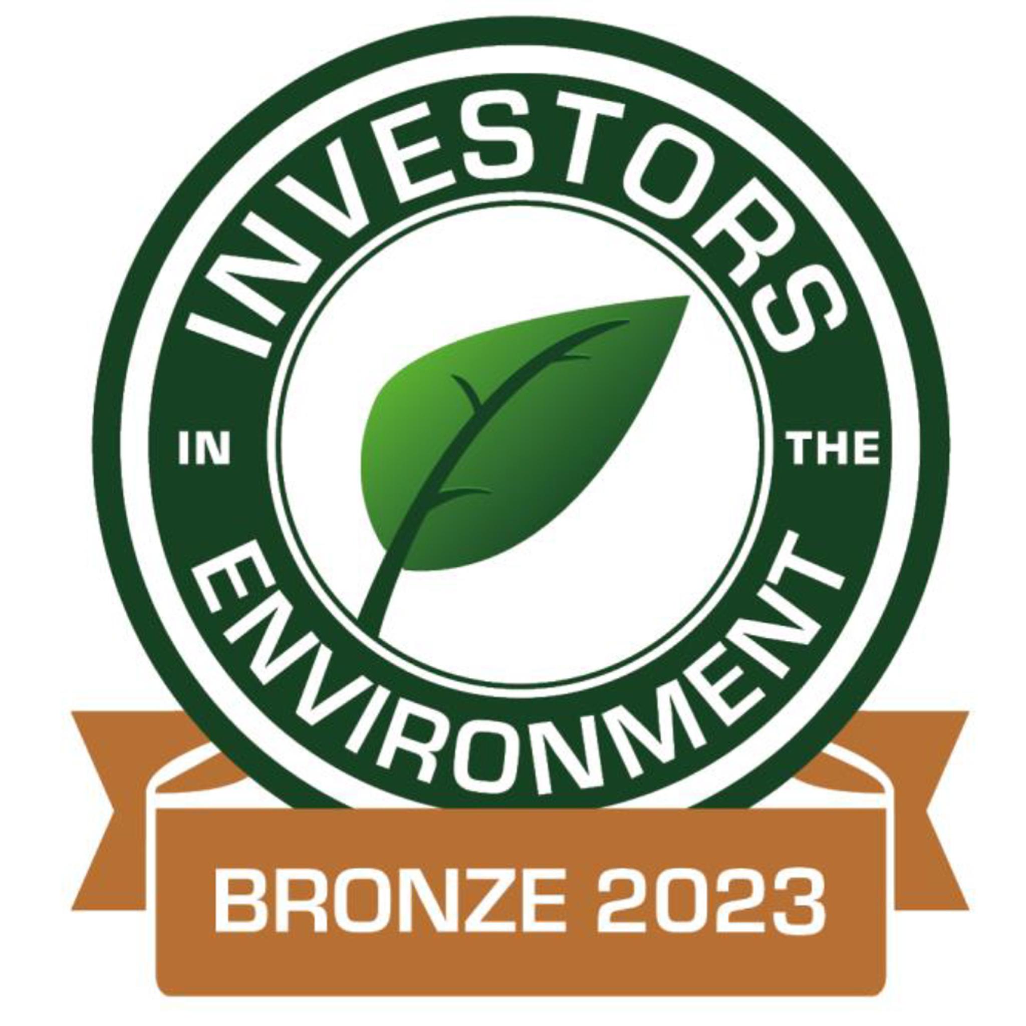 NCVS Investors in the Environment Bronze Award